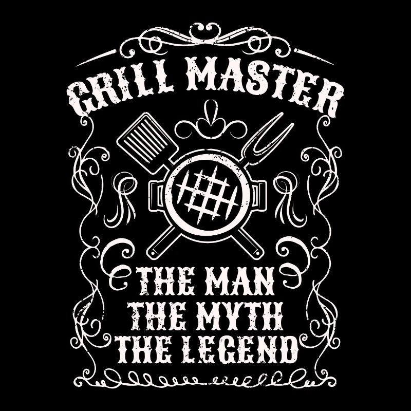 BBQ -Raucher Fleisch Grillen Lustiger