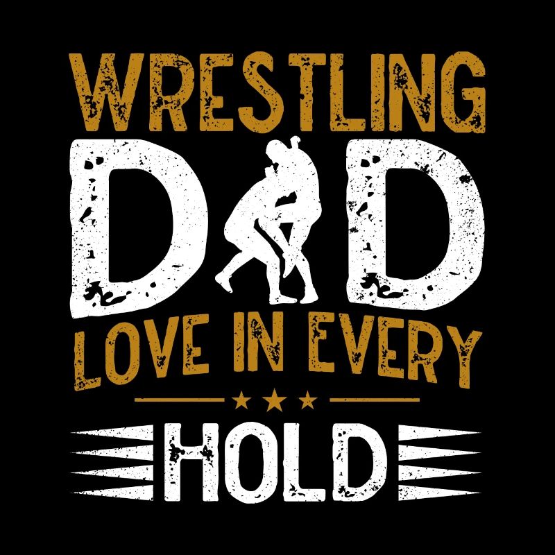 Wrestling Dad Wrestler Männer Vatertag