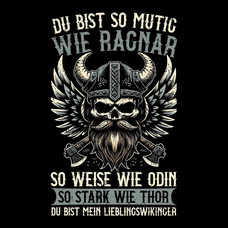 Wikinger Papa Vatertag Vaterschaft Elternteil