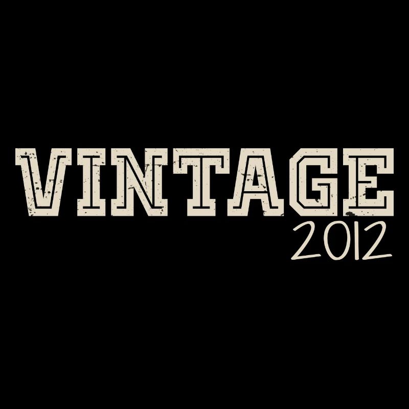 Vintage 2012 Original 2012 Rétro 2012 Cadeau 2012