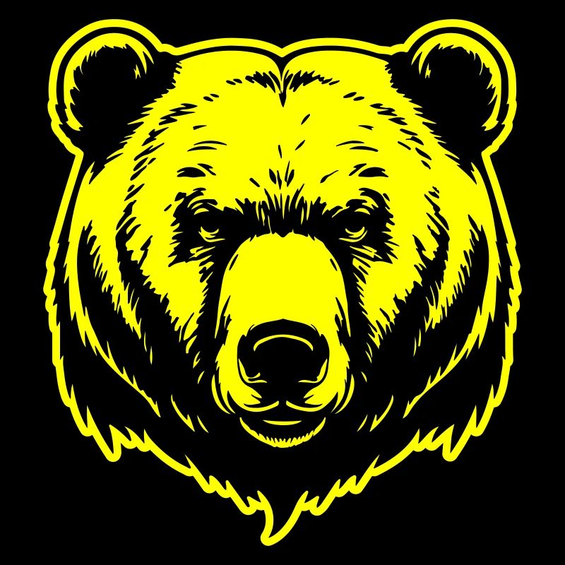 Bear Grizzly Head