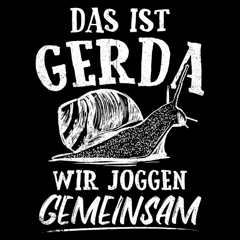 Das Ist Gerda Wir Joggen Gemeinsam Laufen Langsame