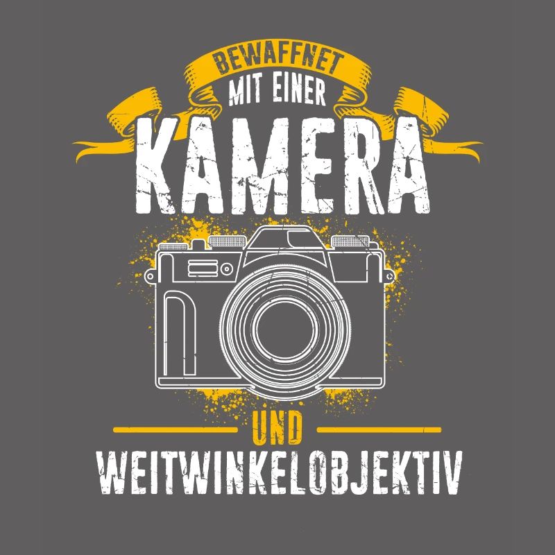 Bewaffnet mit einer KAMERA und WEITWINKELOBJEKTIV