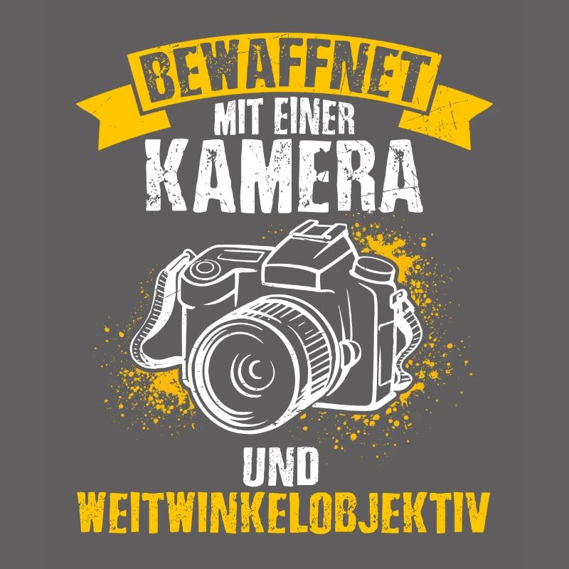 Bewaffnet mit einer KAMERA und WEITWINKELOBJEKTIV