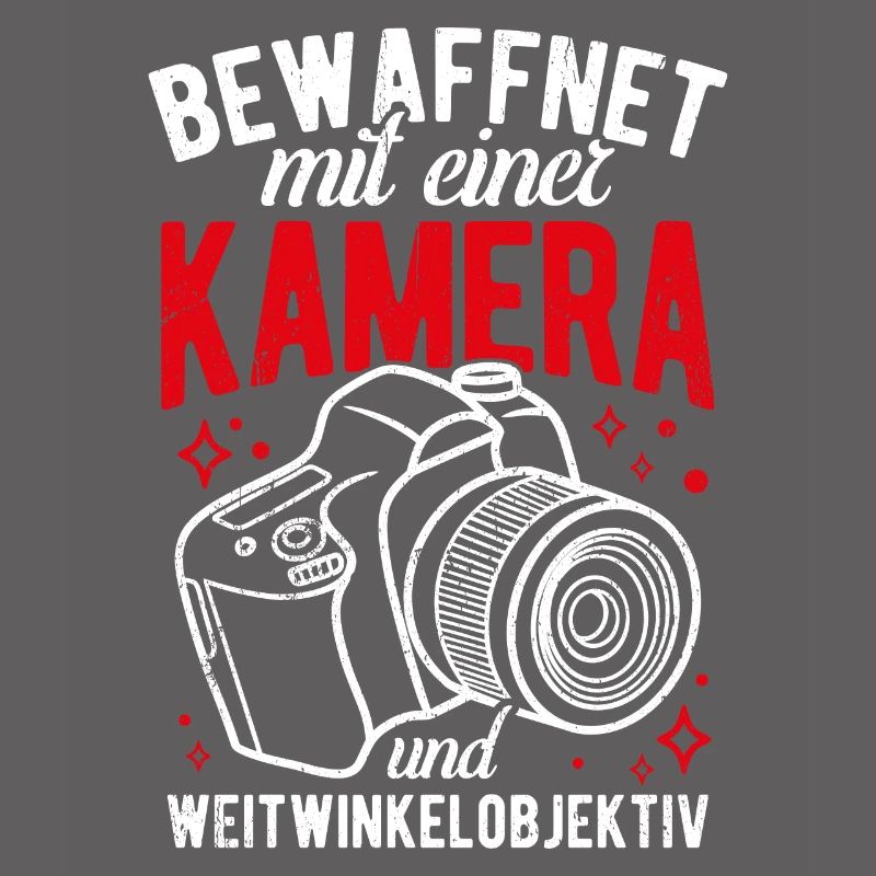 Bewaffnet mit einer KAMERA und WEITWINKELOBJEKTIV