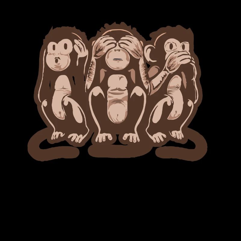 Three wise monkeys speak Hear & See
