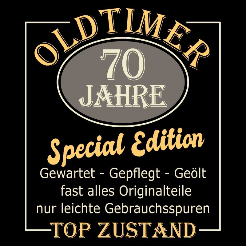 70 Geburtstag 70 Jahre siebzig Geschenk Geburtstag