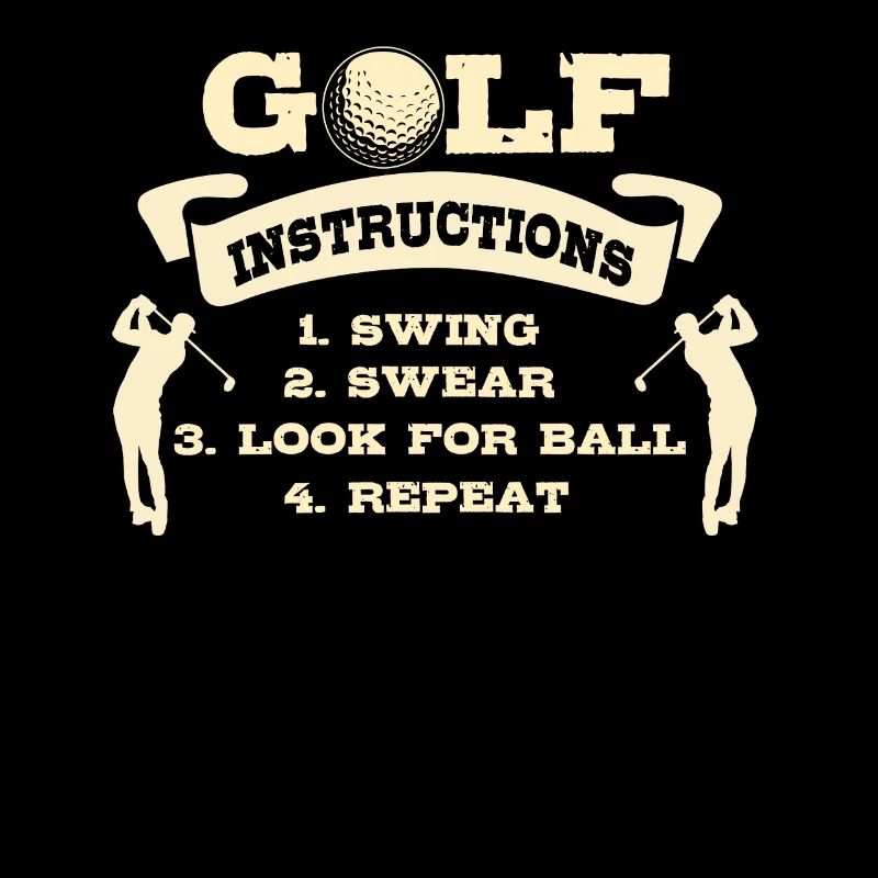 Golf Anleitung Geschenk Golfer T-Shirt
