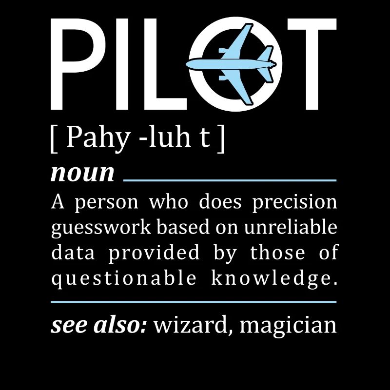 Pilot Definition Aeronautical Academy Fun Airplane