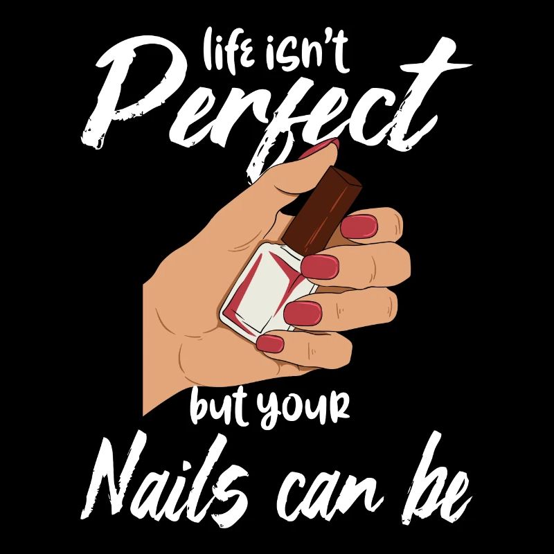 Nail technician fingernails