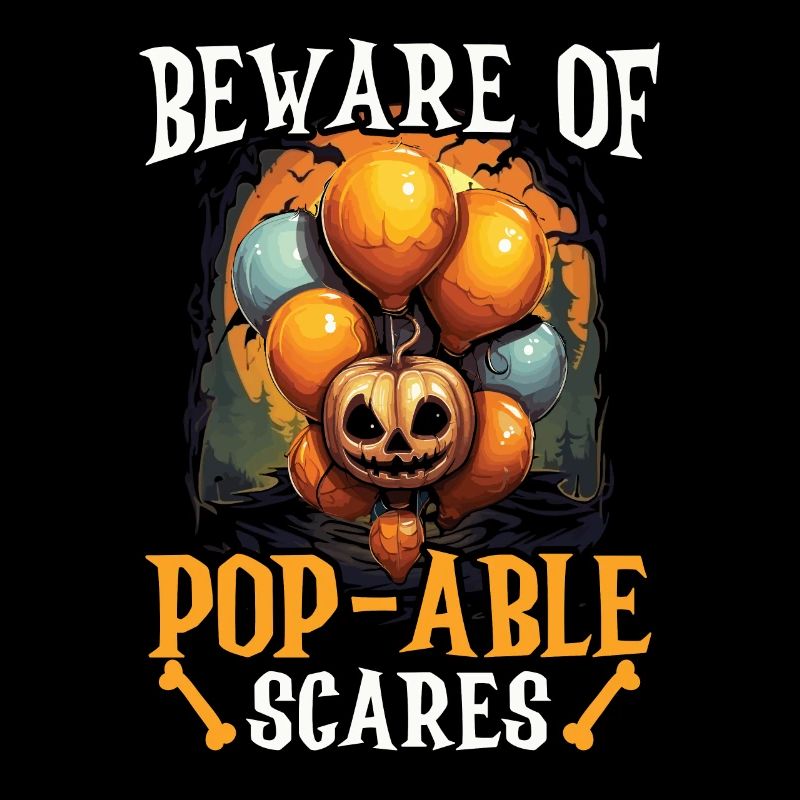 Ballon Halloween Süßes oder Saures Spooky Boo Ghost
