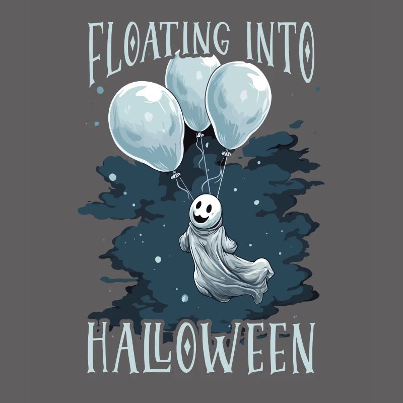 Ballon Halloween Süßes oder Saures Spooky Boo Ghost