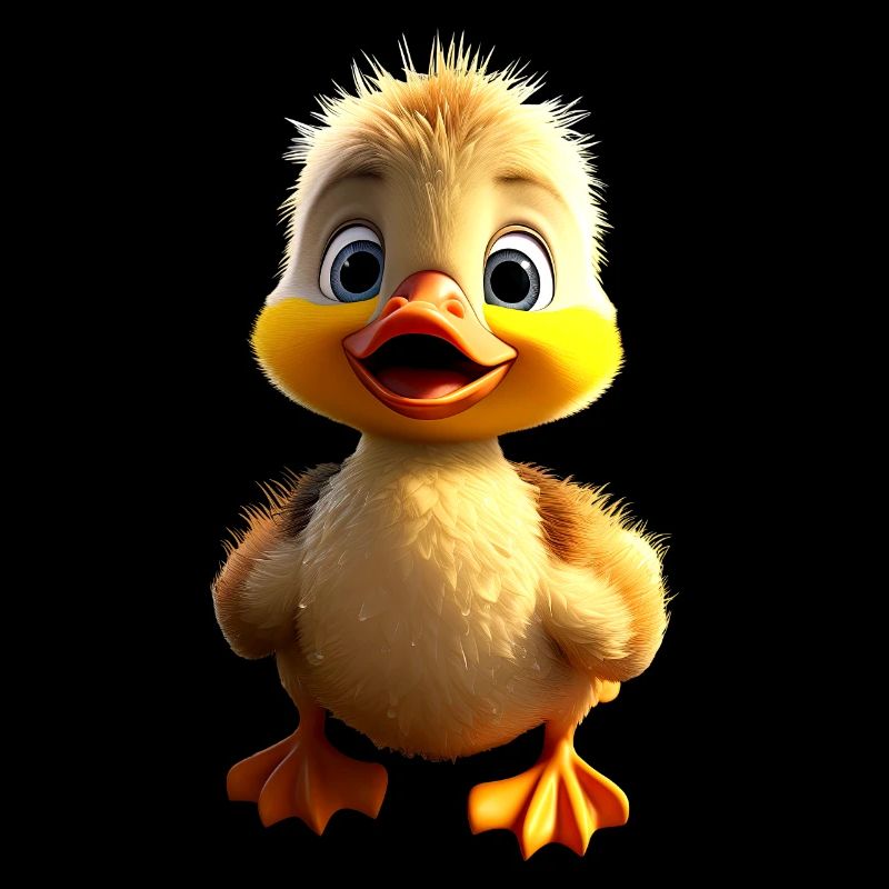 Canard Mignon Bébé Canard Poussin Canetons Canetons