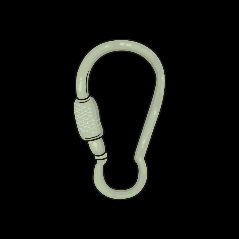 Snap hook climbing climber