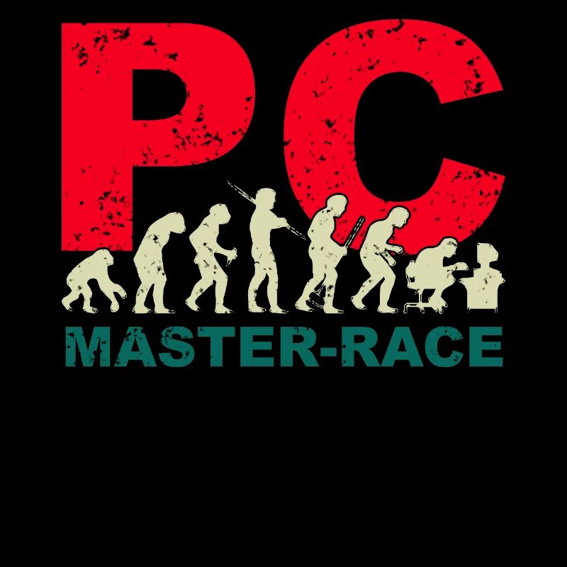 PC Master-race Funny Evolution Graphics pour les joueurs