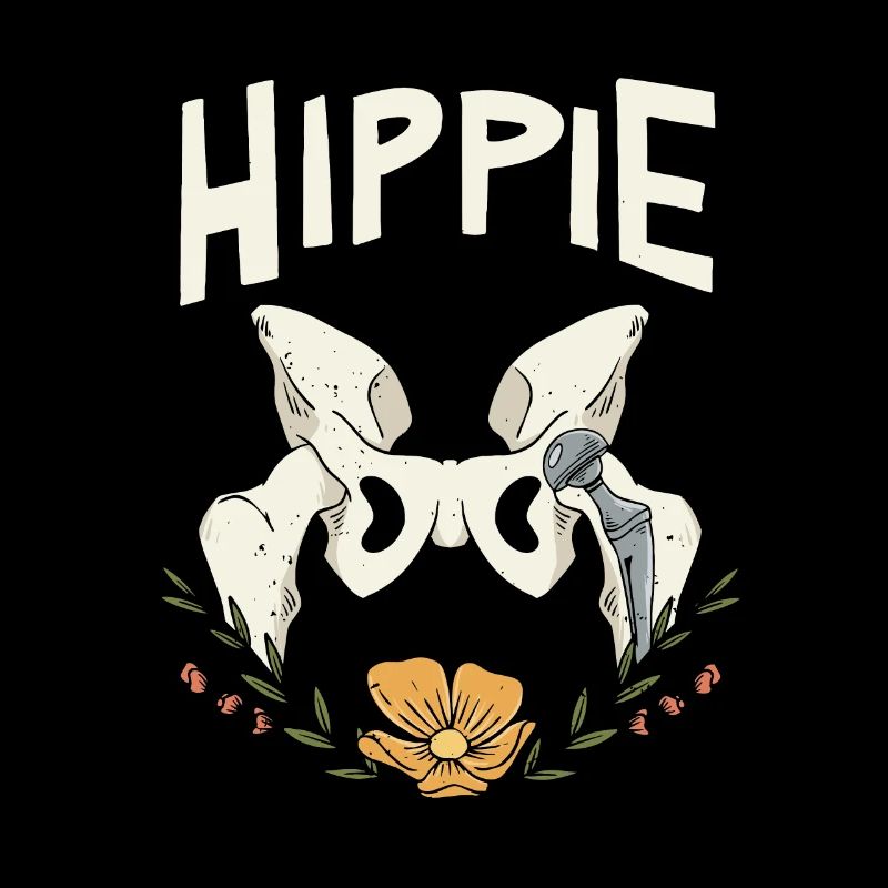 Articulation de la hanche hippie