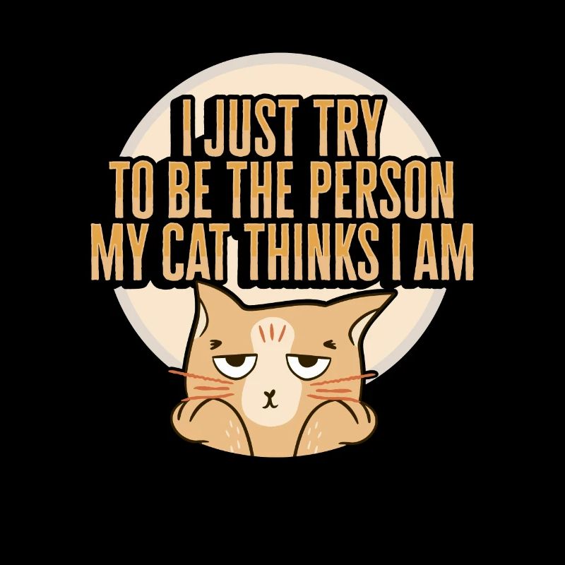 Conception de mème de chat pour une dame de chat