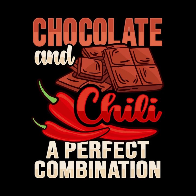 Conception de chocolat chili pour un amateur de chili