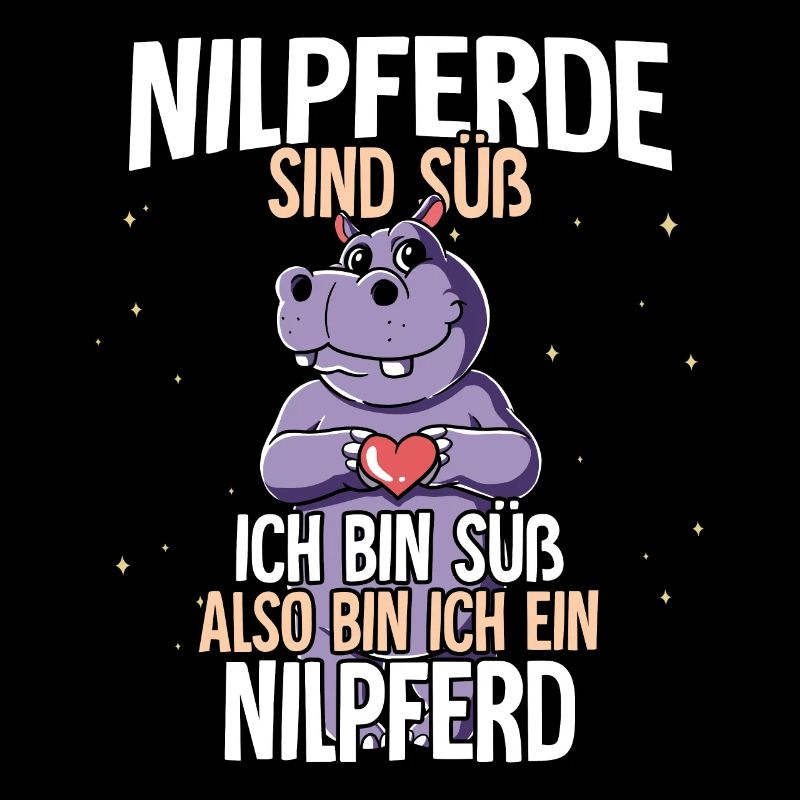 Nilpferde Sind Süß Nilpferd