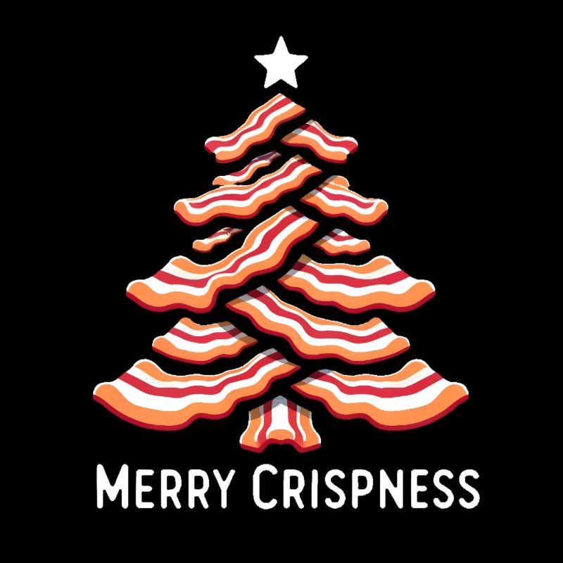 Merry Crispness Christmas Tree Bacon