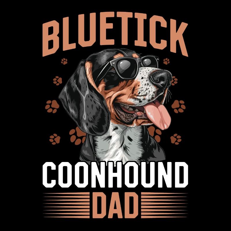 Bluetick Coonhound Chien Bluetick Coonhound Papa
