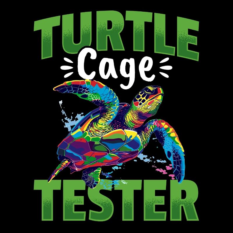 Funny Sea Turtle Animal Turtle Cage Tester