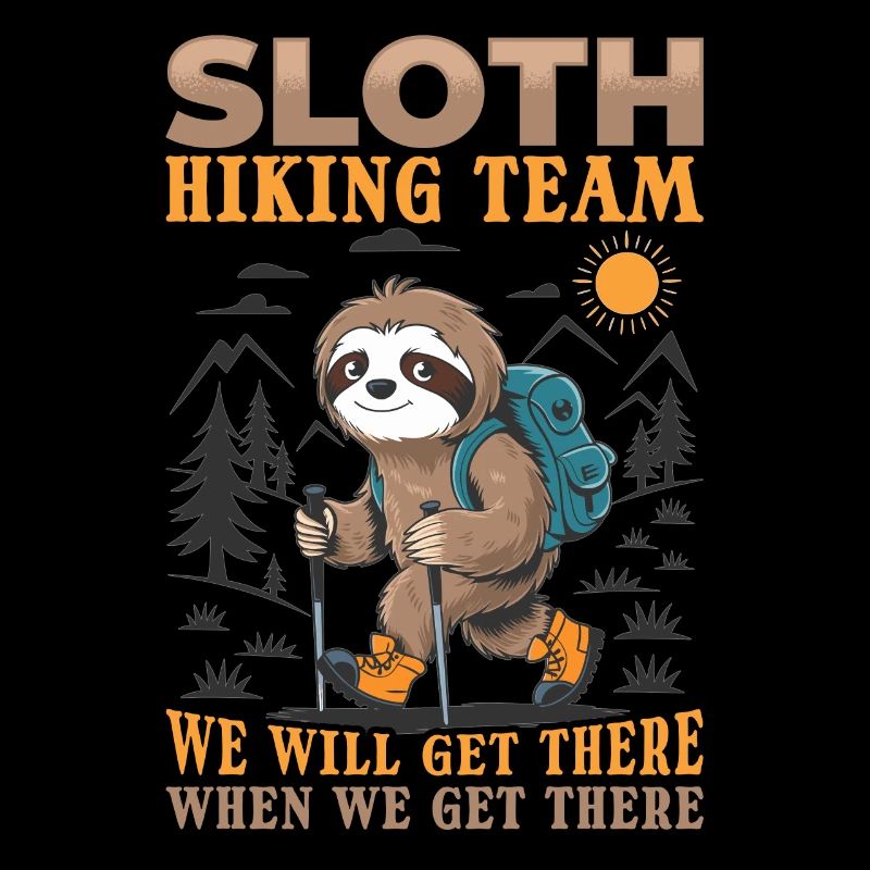 Sloth Hiking Mountains Sloth Hiking Team
