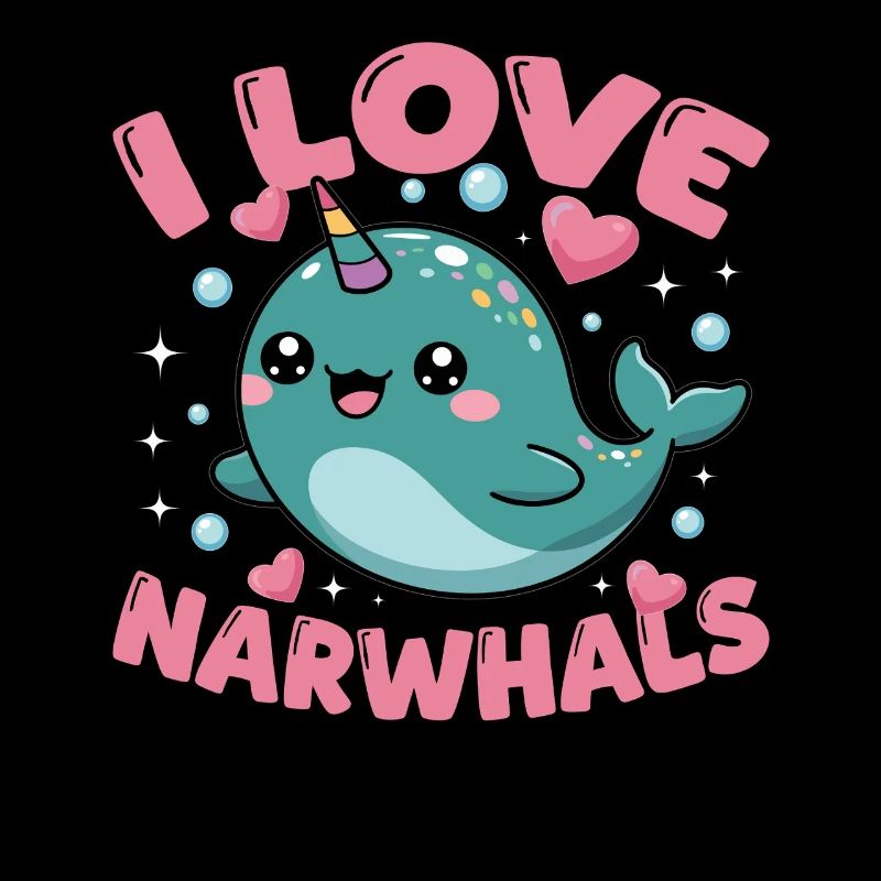 Narval Chibi Kawaii