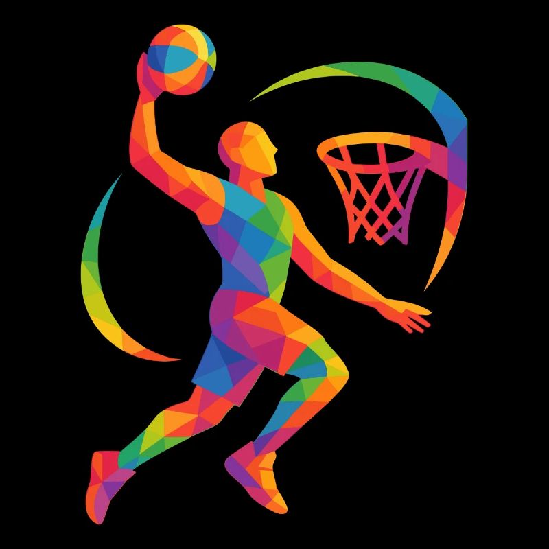 Joueur de basket-ball Polygon