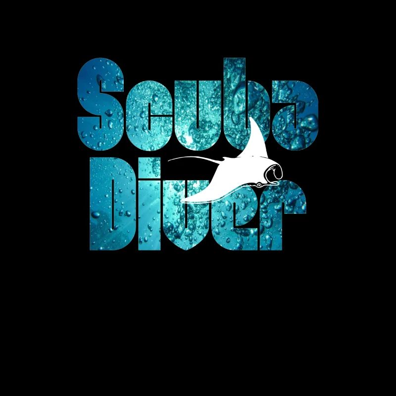 Scuba Diver - rays