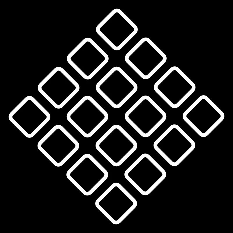 Pattern rounded squares