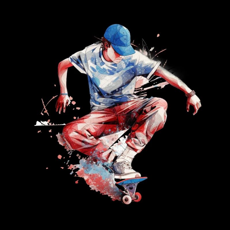 a young man on a skateboard doing tricks