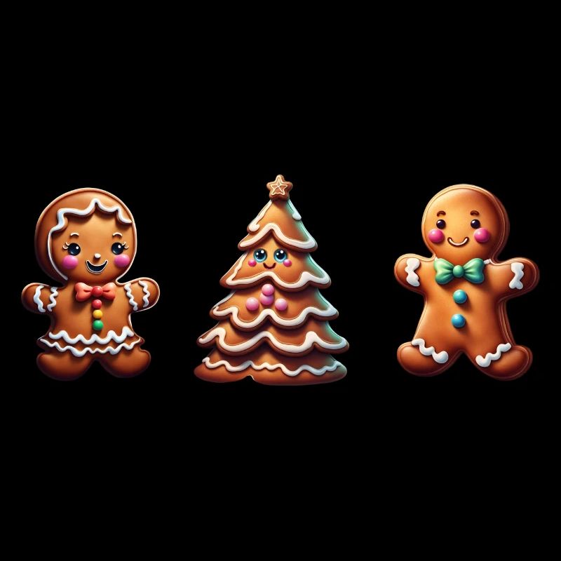 Lebkuchenmann und Lebkuchenfrau