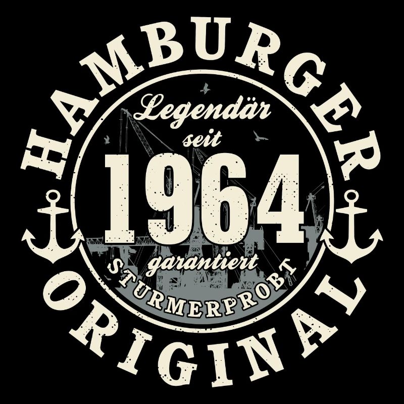 60. Geburtstag 2024 Hamburger Original Geschenk