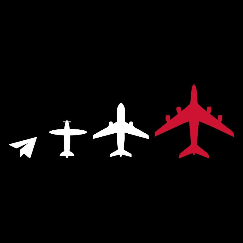 Pilot Stewardess Evolution Airplane Flights