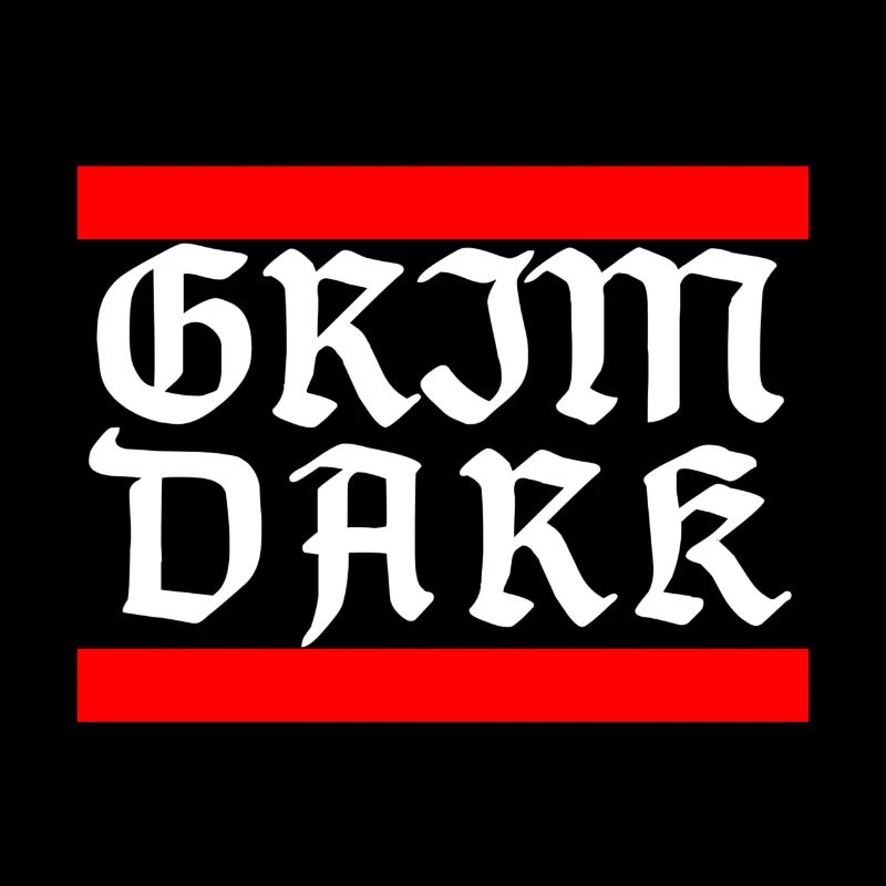 Lettres blanches GRIMDARK