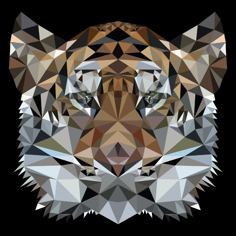Tiger polygon Wild