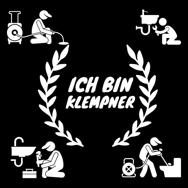 Ich bin Klempner weiss