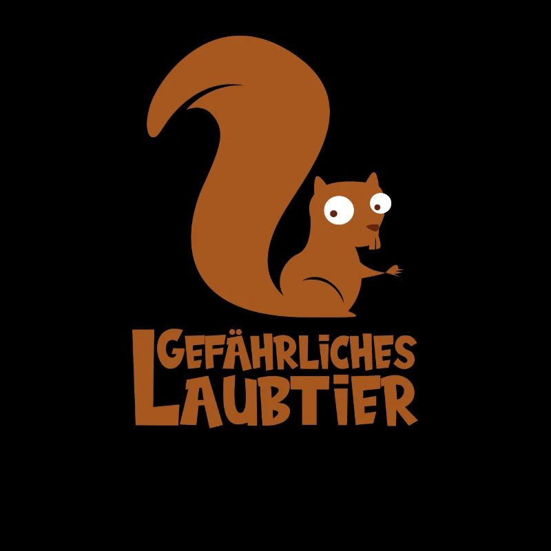 Gefährliches Laubtier Eichhörnchen