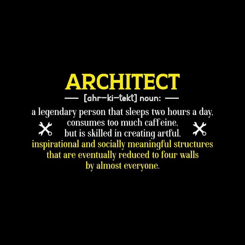 Architect Gift Profession Architecture Job Architect
