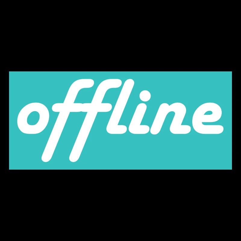 offline- blau weiß