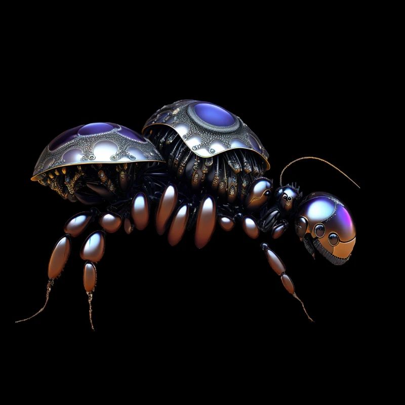 Thick robot beetle