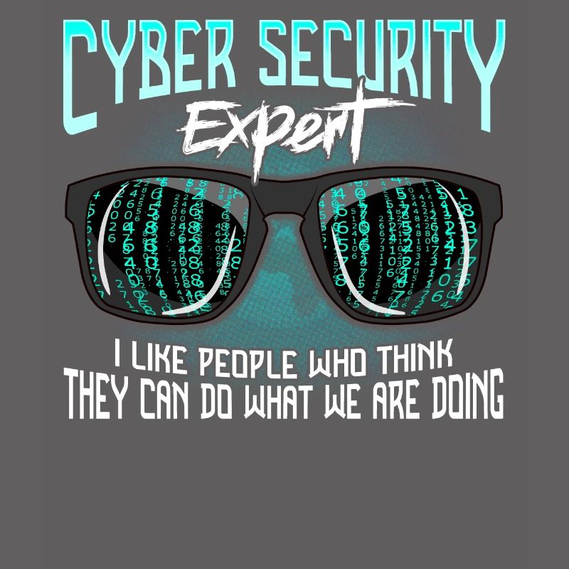 Cyber Security Hacker Hacken IT Sicherheit Lustig