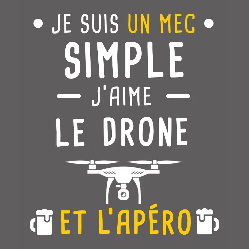 drone et apéro mec simple