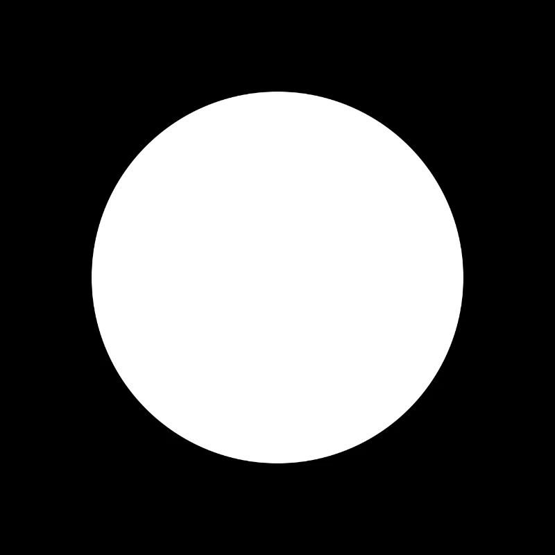 Cercle blanc