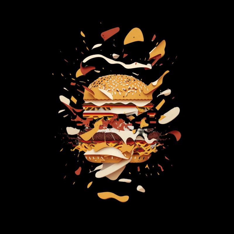 Burger Exploded | Deconstructed Burger