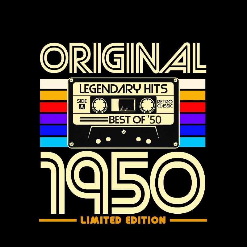 Original 1950 Cassette Retro Tee
