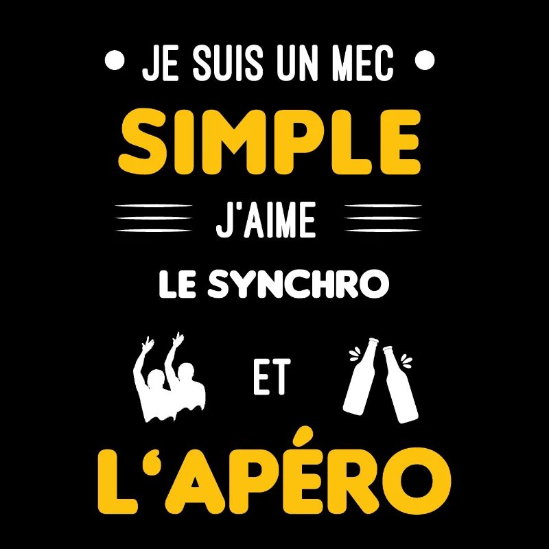 synchro et apéro mec simple