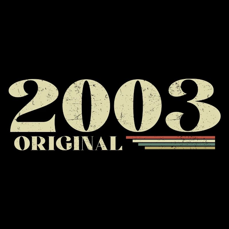 Original 2003 Vintage 2003 Retro Anniversary 2003