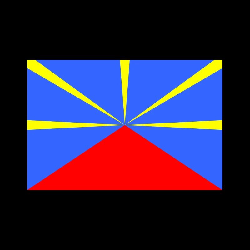 drapeau de l'île de la Réunion mahaveli 974
